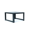 Leisuremod Chelsea Patio Coffee Table With Black Aluminum CT30BL